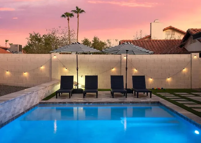 Ferienhaus 3bedroom 2bath - Saltwater Pool, Hot Tub, & Pool Table *